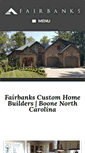 Mobile Screenshot of fairbankscustombuilders.com