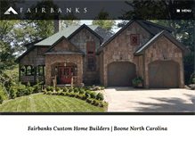 Tablet Screenshot of fairbankscustombuilders.com